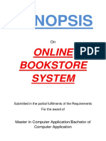 122-Online Book Store System - Synopsis