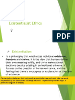 Existentialist Ethics