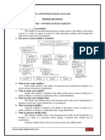 Power System Analysis-Unit-5-Q-A