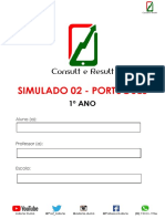 Simulado 02 - 1º Ano (Blog Do Prof. Adonis)