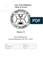 First Problem Set 2nd Sem AY1718