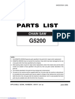 Chain Saw g5200 PDF