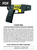 Taser m26 Ficha Tecnica