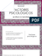 Factores Psicológicos