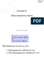 Lesson 6 State Transition Matrix