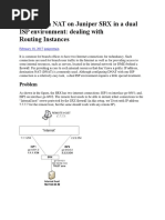 Destination NAT On Juniper SRX in A Dual ISP Environment