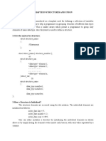 Chapter 9 Structures and Union 1.define Structure