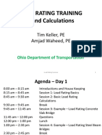 Load Rating Training Hand Calculations: Tim Keller, PE Amjad Waheed, PE