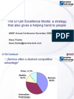 Presentation EFQM Excellence Model & RADAR Scoring System