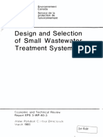 Design and Selection of Small Wastewater Treatment Systems