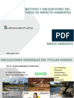 Objetivos y Obligaciones de Estudio de Impacto Ambiental