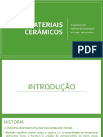 Aula 01 - Materiais Cerâmicos