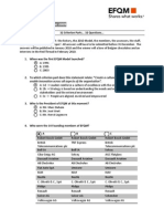 Efqm Quiz