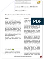 Adaptive Modifications in Some Hill Stream Fishes of Betul District