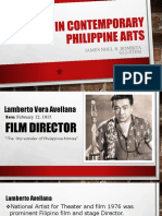 James Noel Bombita Report in Conteporary Philippine Arts