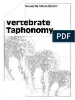 (Cambridge Manuals in Archaeology) R Lee Lyman-Vertebrate Taphonomy-Cambridge University Press (1994)