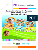 Guia Alimentaria Del Py para Niñas y Niños Menores de 2 Años (2015)