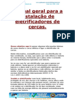 Manual Geral para A Instalação de Eletrificadores de Cercas Elétrica PDF