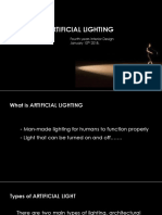 Artificial Lighting