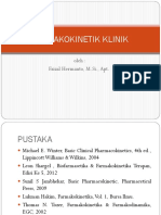 FARMAKOKINETIK KLINIK - Pendahuluan - Pengkayaan PDF