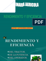 Rendimiento y Eficiencia Terminado Pineda