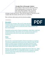 Circular Flow of Economic Activity