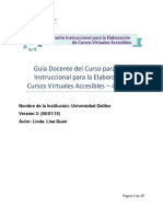 Guía Docente Del Curso Diseño Instruccional 4ta Edición