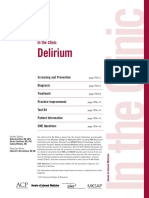 Delirium: in The Clinic