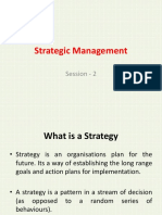 Strategic Management: Session - 2