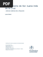 El Feminismo de Sor Juana Inés PDF