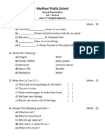 Class 3 Science (EM) 2018