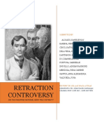 Rizal Retraction Controversy