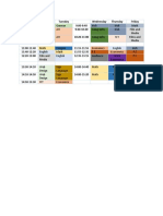 Term 4 Timetable