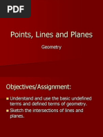 Points Lines and Planes