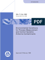 Environmental Conditions For Process Measurement and Control Systems: Airborne Contaminants