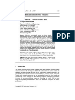 Rollover Stabilisation in Electric Vehicles: Richa Bansal, Tushar Sharma and Sudipto Mukherjee