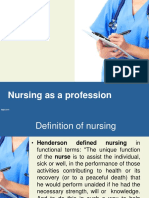 Nursing As A Profession