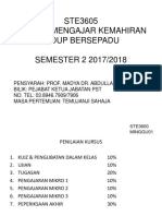 STE3605 Kaedah Mengajar Kemahiran Hidup Bersepadu SEMESTER 2 2017/2018