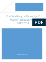 Fort Worthington Elementary/ Middle Technology Plan 2017-2018