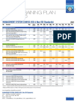 Public Training Plan YEAR 2016: Management System Course (Iso & Non Iso Standards)