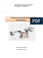 Tecnicas de Investigacion Documental Unidad II Objetivos PDF