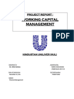 Working Capital Management: Project Report