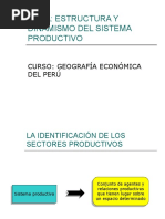 Estructura y Dinamismo Del Sistema Productivo