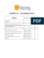 Module 1 - Mathematics: Part-66