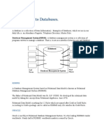 Introduction To Databases