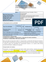 Guía de Actividades y Rúbrica de Evaluación Taller 3. Aprendizaje Colegial e Innovación