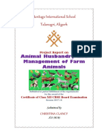 Heritage International School Talanagri, Aligarh: Animal Husbandry and Management of Farm Animals