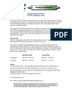 Engineering Information For PDC Butterfly Valves: Valve Sizing