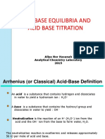 Acid Base Titration - 2015