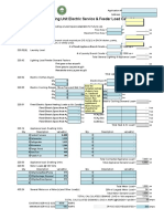 2017 Dwelling Unit Electric Service & Feeder Load Calculator